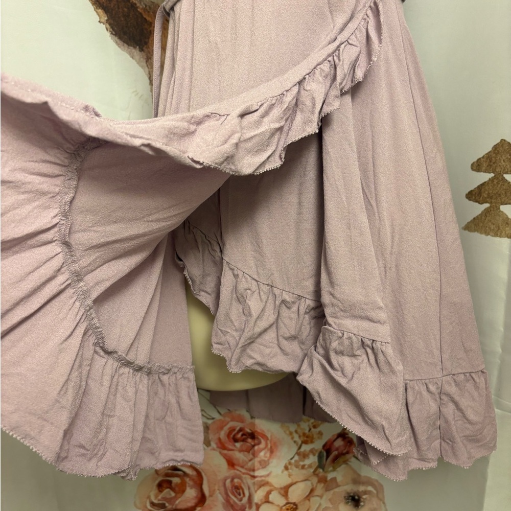 XS Sunday best Ruffled Lilac Dress - Picture 3 of 6